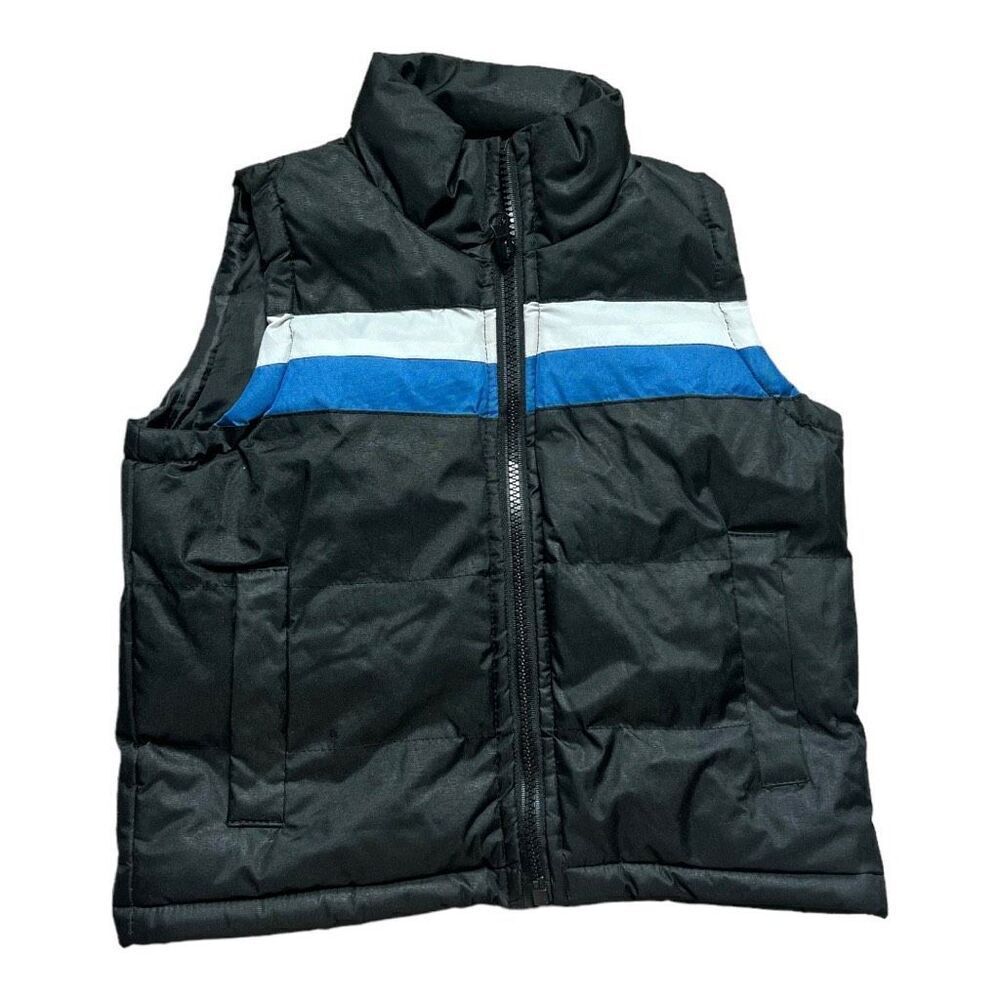 Youth Boys Cambridge Classics Color Block Warm Puffer Outdoor Vest - Sz 5